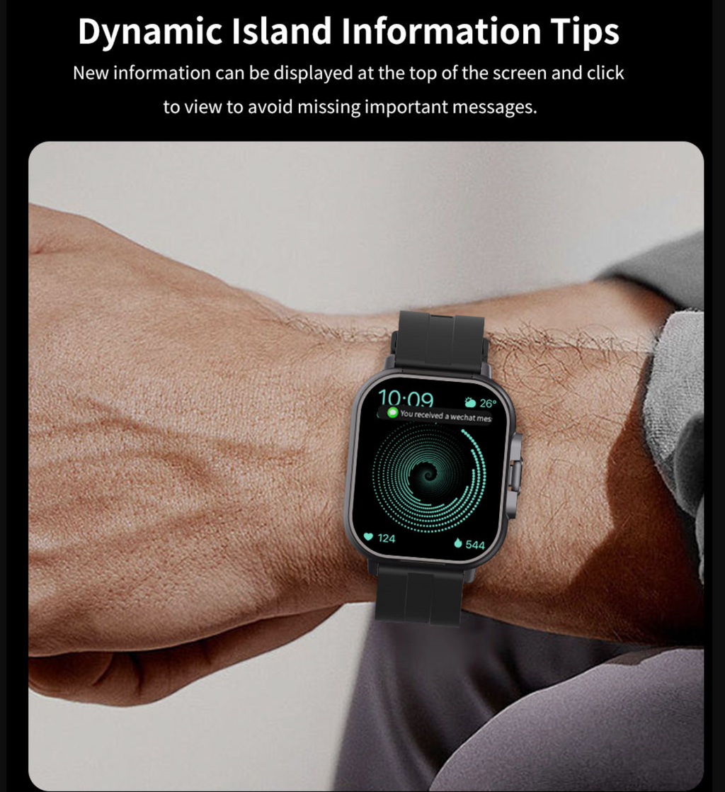 2-in-1 Smartwatch with TWS Wireless Earbuds