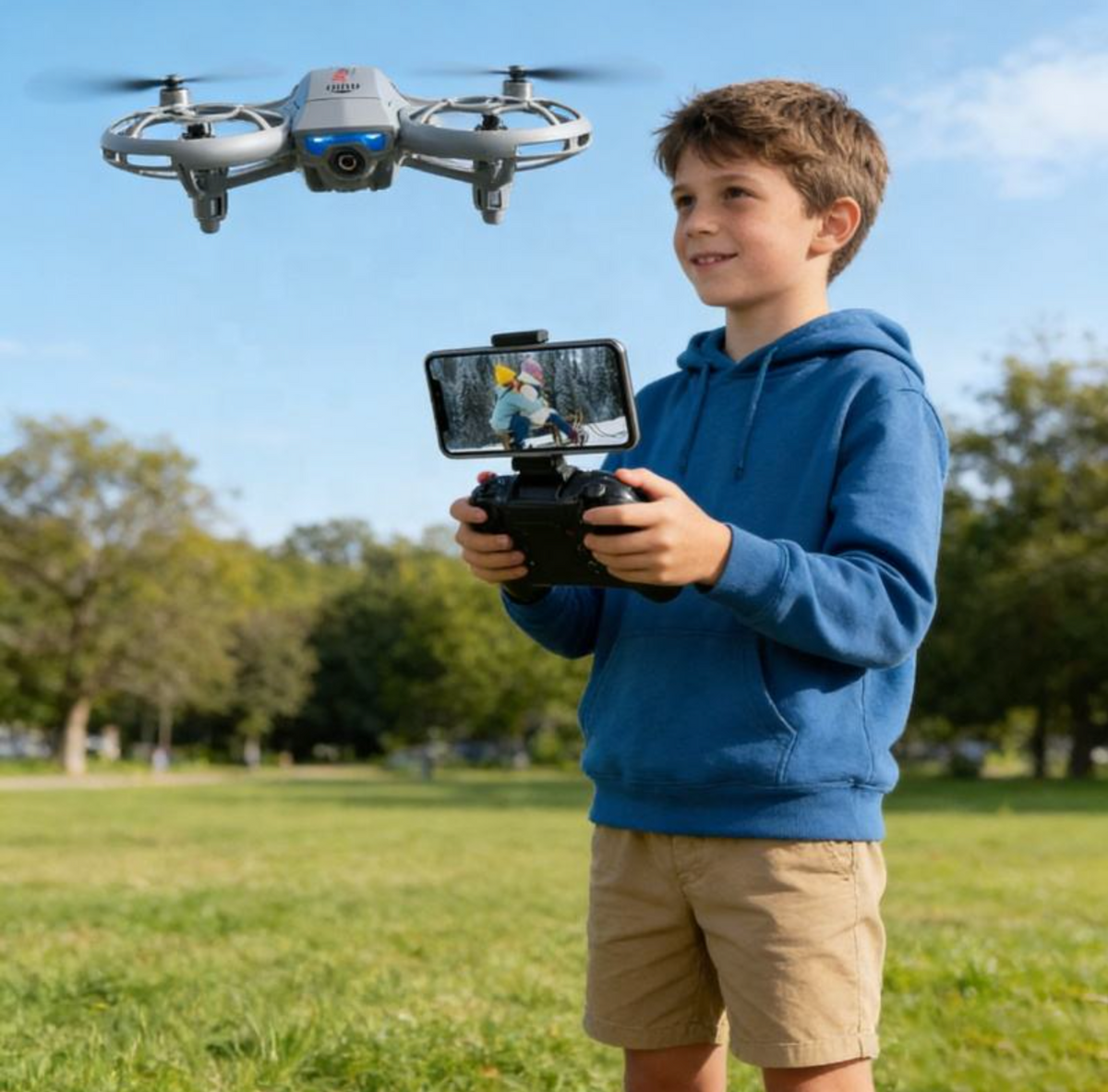 4K Mini Pocket Drone – Foldable WiFi