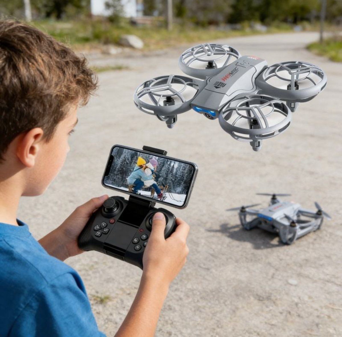 4K Mini Pocket Drone – Foldable WiFi