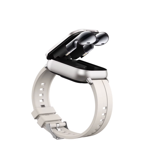2-in-1 Smartwatch with TWS Wireless Earbuds