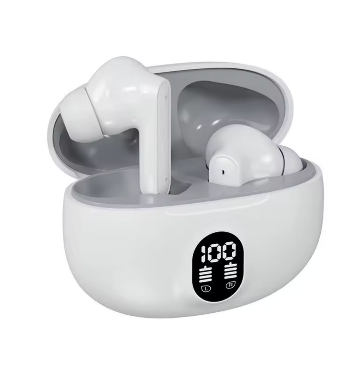 Digital Display, IPX5 Waterproof Earbuds